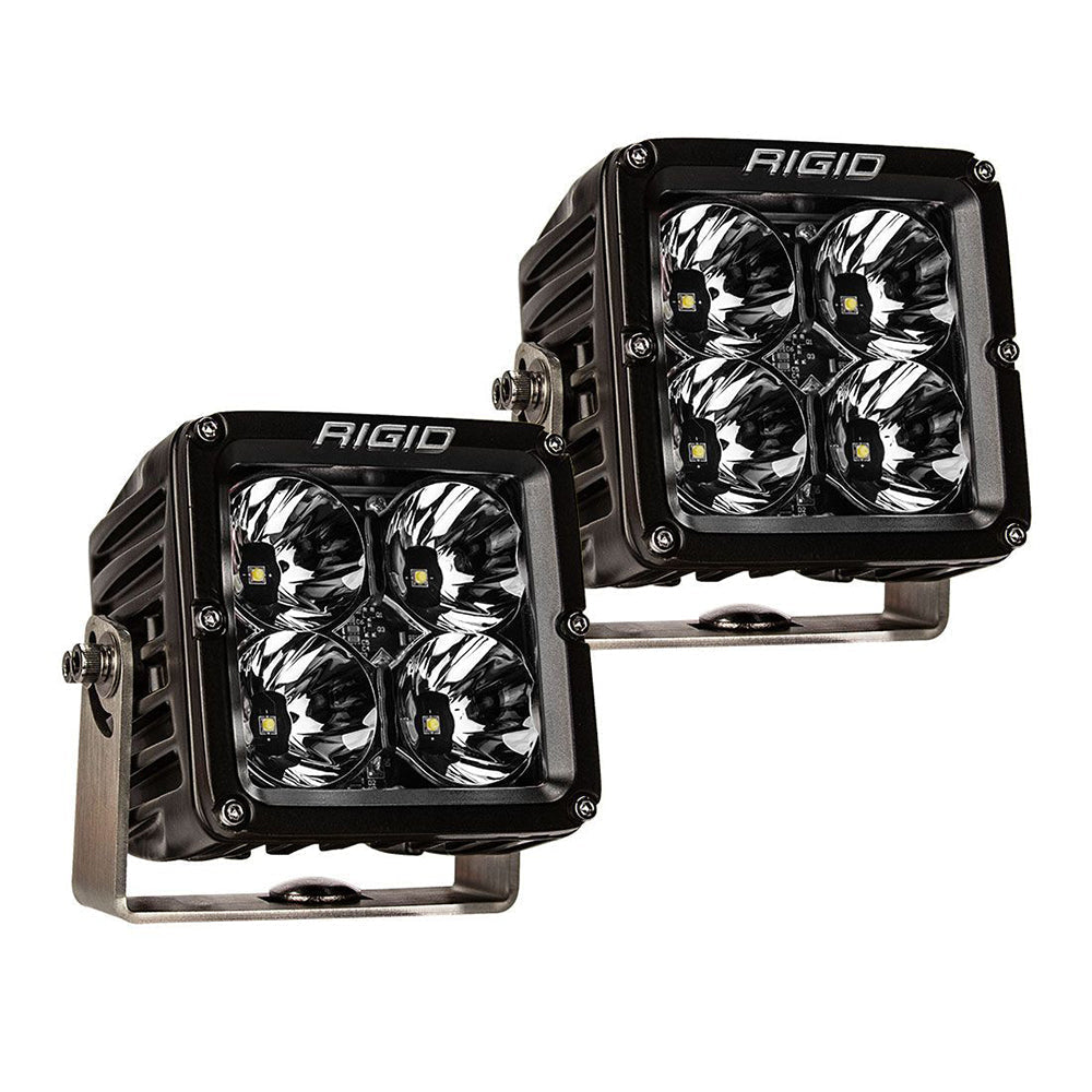 RIGID Industries Radiance Pod XL - Black Case w/White Backlight - Pair OutdoorUp