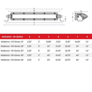RIGID Industries Radiance+ SR-Series LED Light - 8 Option RGBW Backlight - 30" OutdoorUp