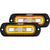 RIGID Industries SR-L Series Flush Mount Spreader Light - Black Housing - Amber Halo OutdoorUp