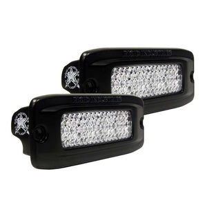 RIGID Industries SR-Q PRO Back Light Kit - Flush Mount Diffused - Pair - Black OutdoorUp