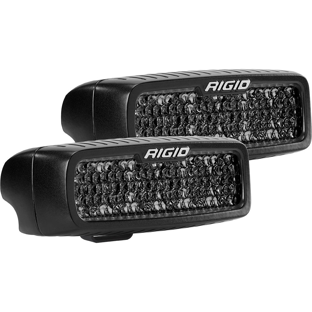RIGID Industries SR-Q Series PRO Spot Diffused Midnight Surface Mount - Pair OutdoorUp