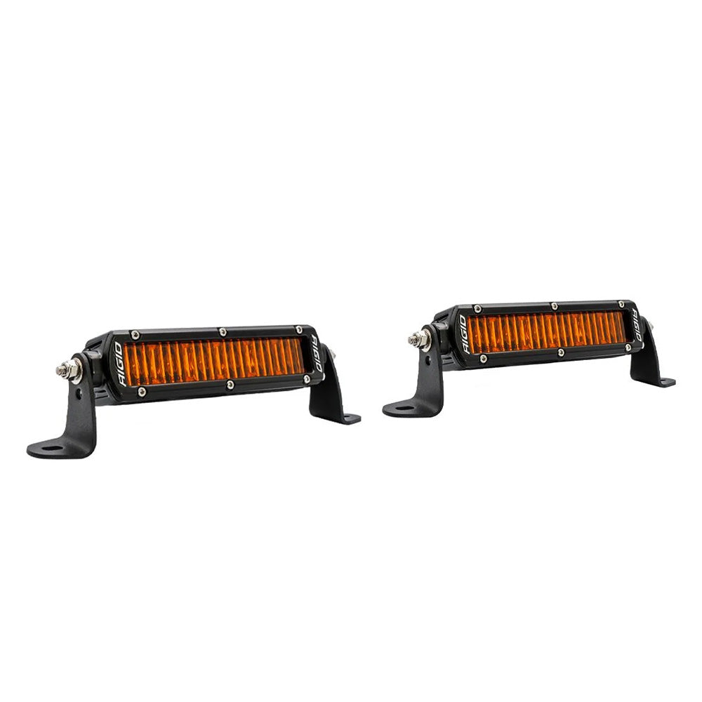 RIGID Industries SR Series SAE 6" w/Amber Pro Lens - Pair OutdoorUp