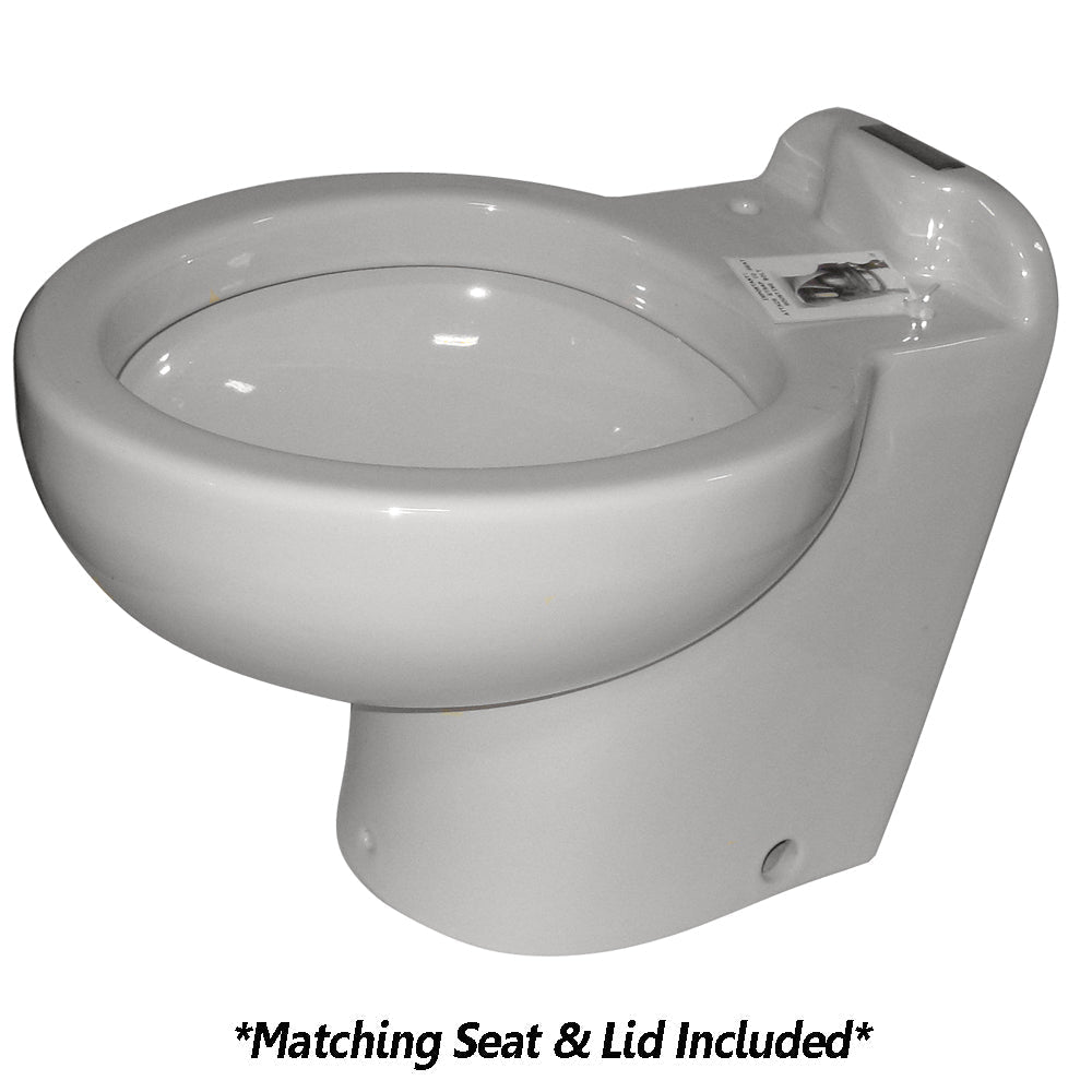 Raritan Marine Elegance - Household Style - White - Fresh or Saltwater - Smart Toilet Control - 12v OutdoorUp