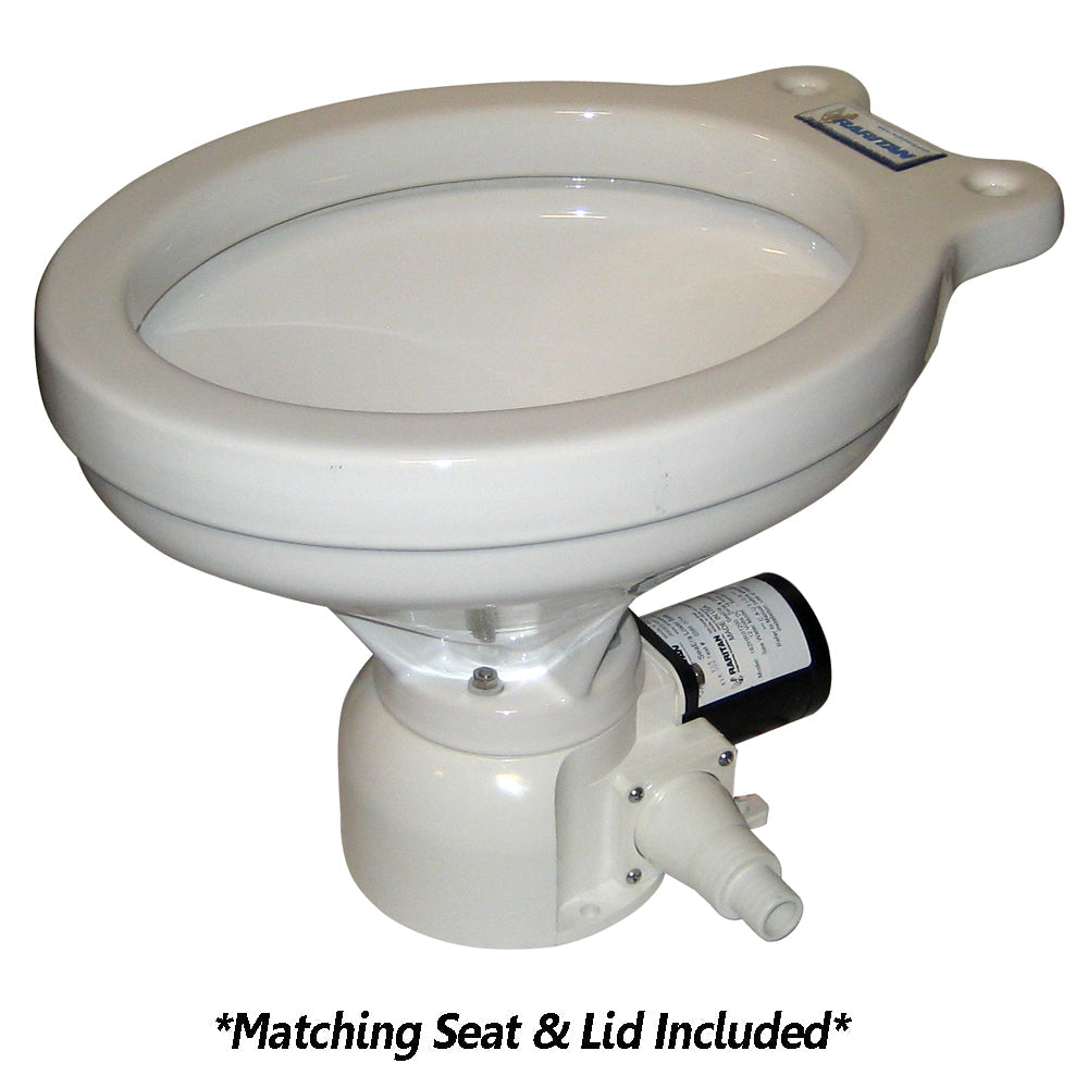 Raritan Sea Era Toilet - Household Style - Remote Intake Pump - Straight  90 Discharge - Smart Toilet Control - 12v OutdoorUp