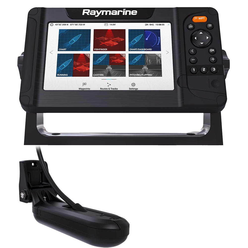 Raymarine Element 7 HV Combo w/HV-100 Transducer  Nav+ US  Canada Chart OutdoorUp