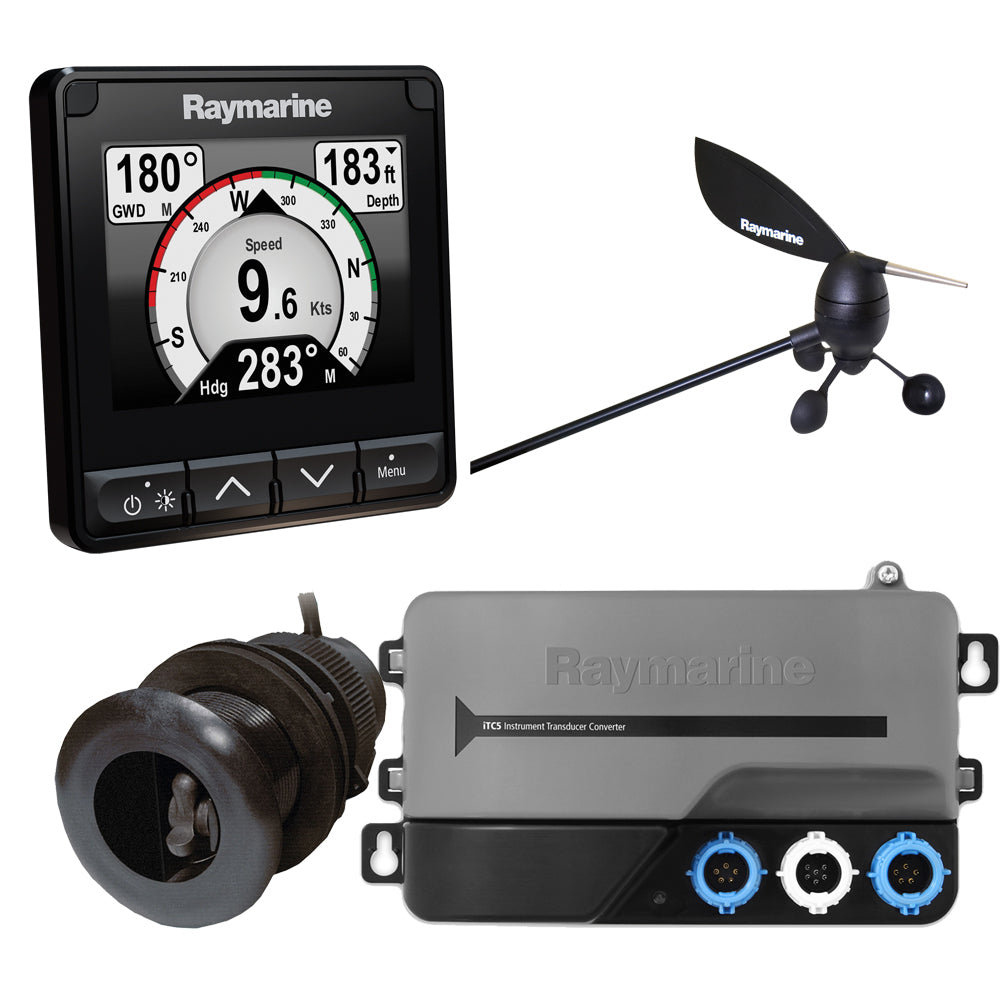 Raymarine i70s System Pack, Wind, Depth, Speed OutdoorUp