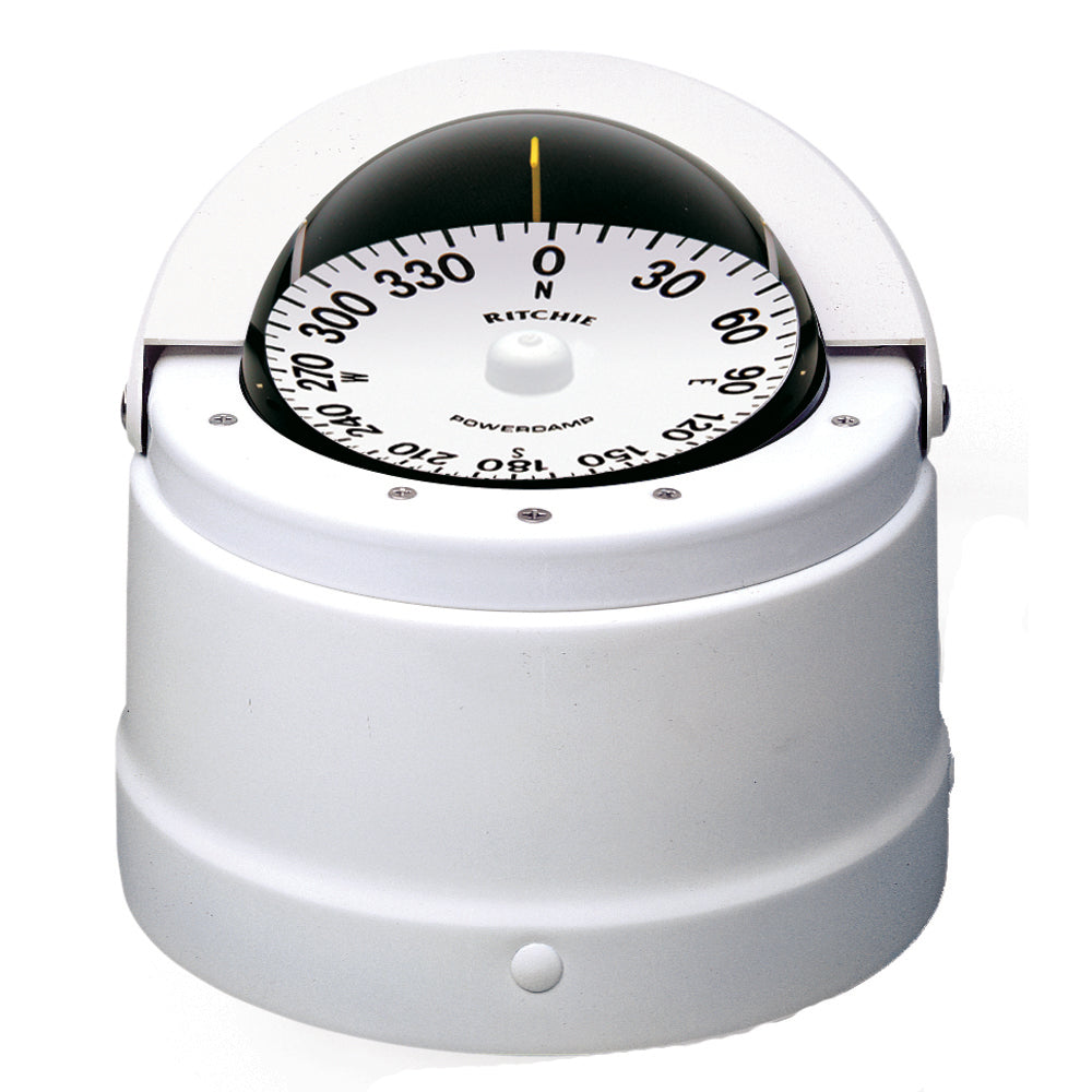 Ritchie DNW-200 Navigator Compass - Binnacle Mount - White OutdoorUp