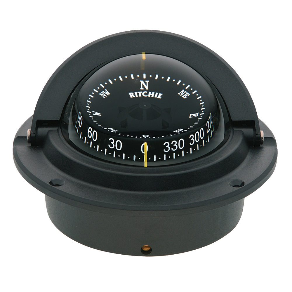 Ritchie F-83 Voyager Compass - Flush Mount - Black OutdoorUp