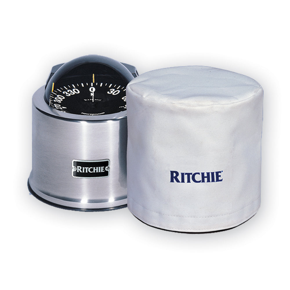 Ritchie GM-5-C 5" GlobeMaster Binnacle Mount Compass Cover - White OutdoorUp