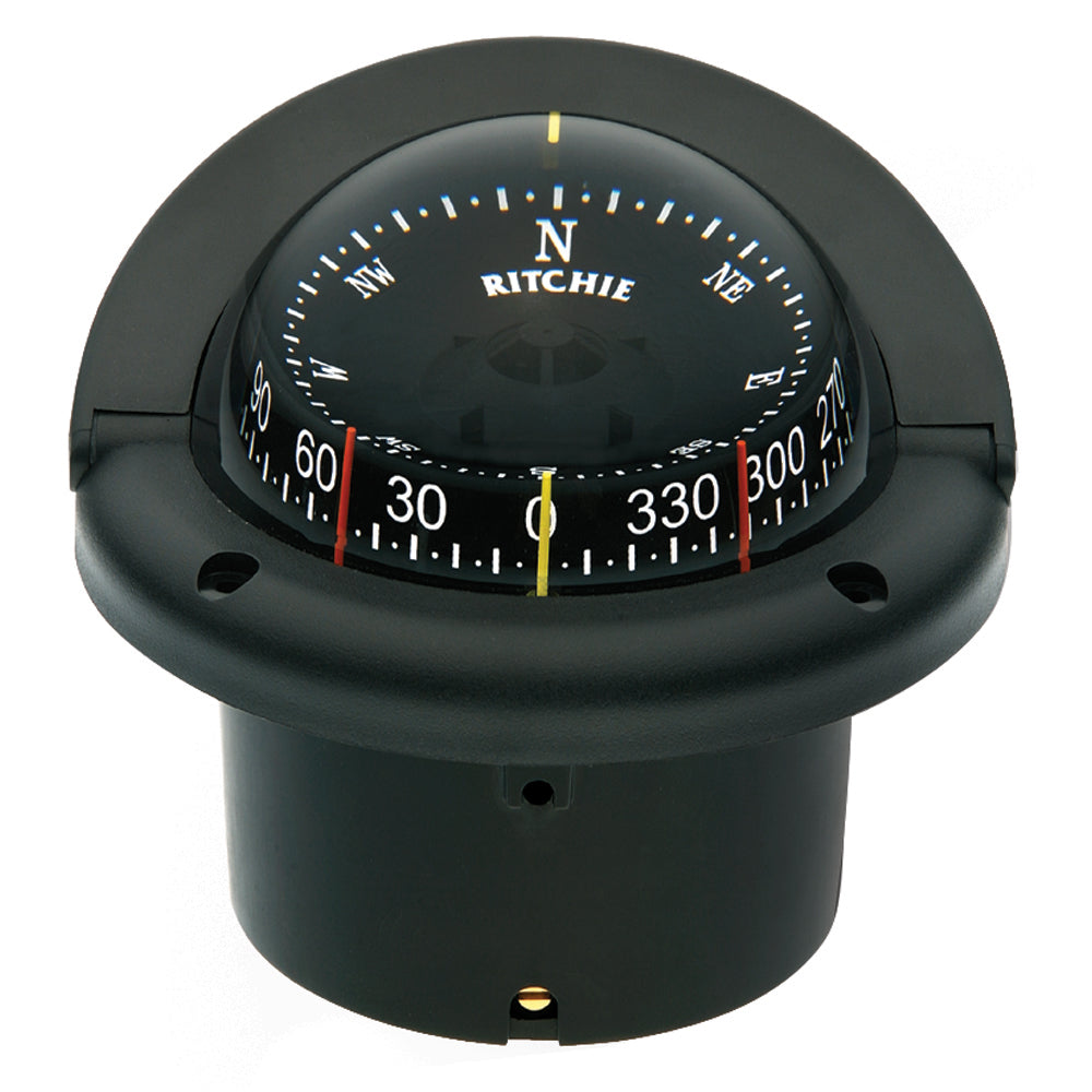 Ritchie HF-743 Helmsman Combidial Compass - Flush Mount - Black OutdoorUp