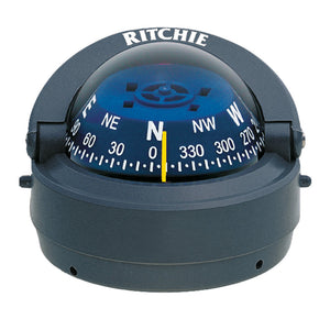 Ritchie S-53G Explorer Compass - Surface Mount - Gray OutdoorUp