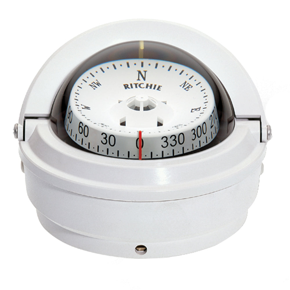 Ritchie S-87W Voyager Compass - Surface Mount - White OutdoorUp