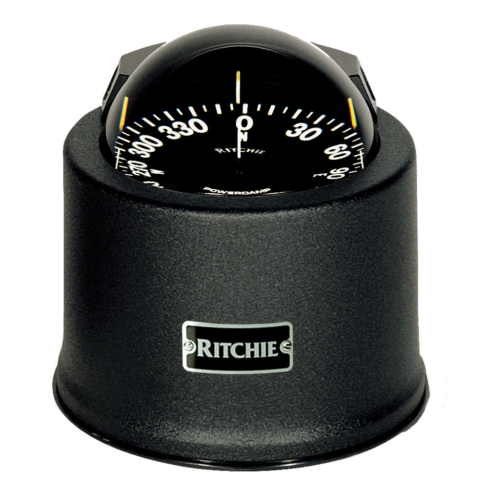 Ritchie SP-5-B GlobeMaster Compass - Pedestal Mount - Black - 5 Degree Card 12V OutdoorUp