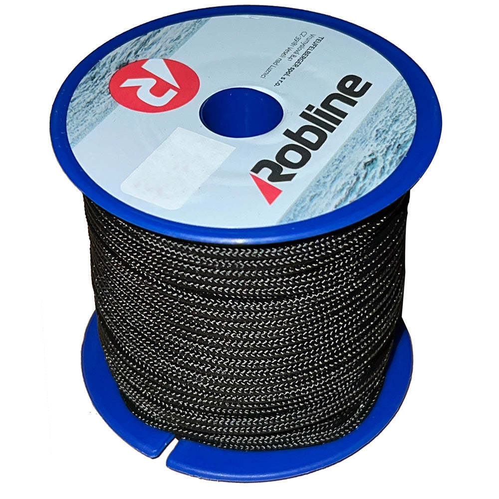 Robline Orion 500 Mini-Reel - 2mm (.08") Black - 30M OutdoorUp