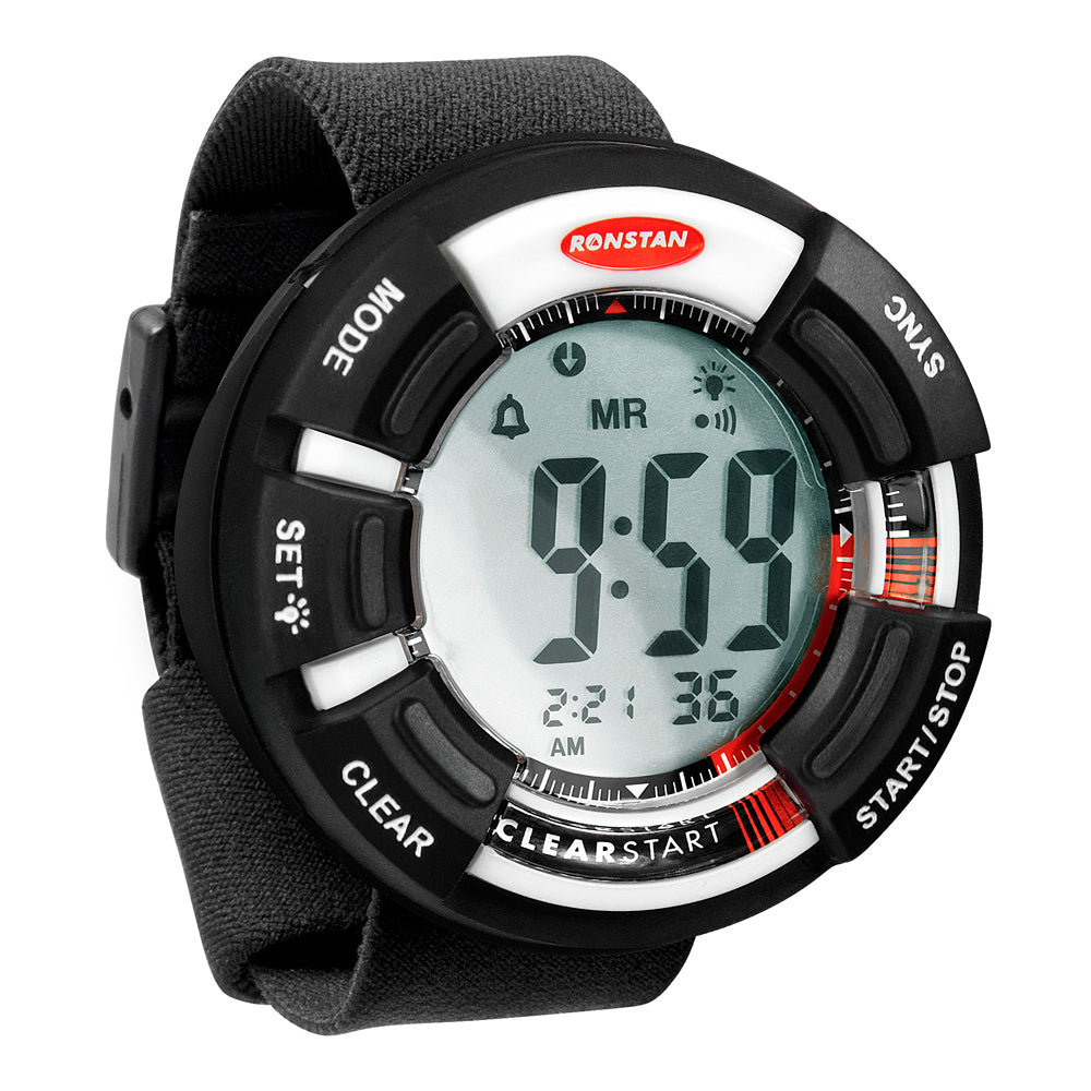 Ronstan Clear Start Race Timer - 65mm (2-9/16") - Black/White OutdoorUp