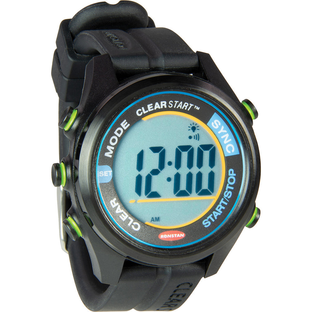 Ronstan ClearStart 40mm Sailing Watch- Black OutdoorUp