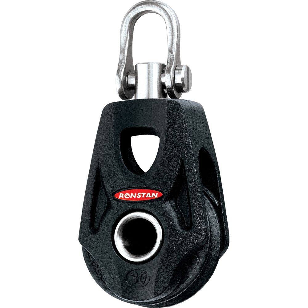 Ronstan Series 30 Ball Bearing Orbit Block - Single - Becket - Swivel Shackle Head OutdoorUp