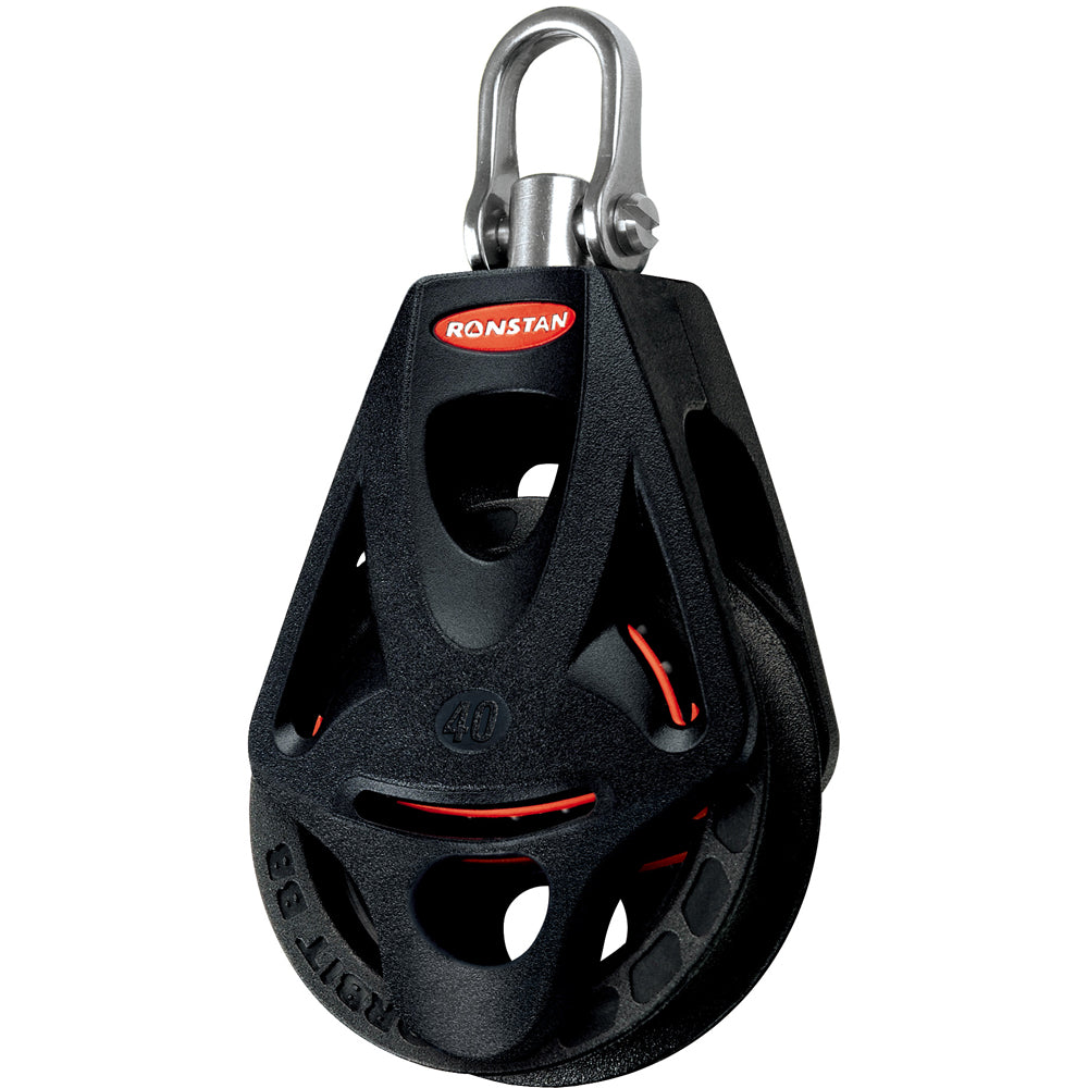 Ronstan Series 40 Ball Bearing Orbit Block - Single - Becket - Swivel Head OutdoorUp