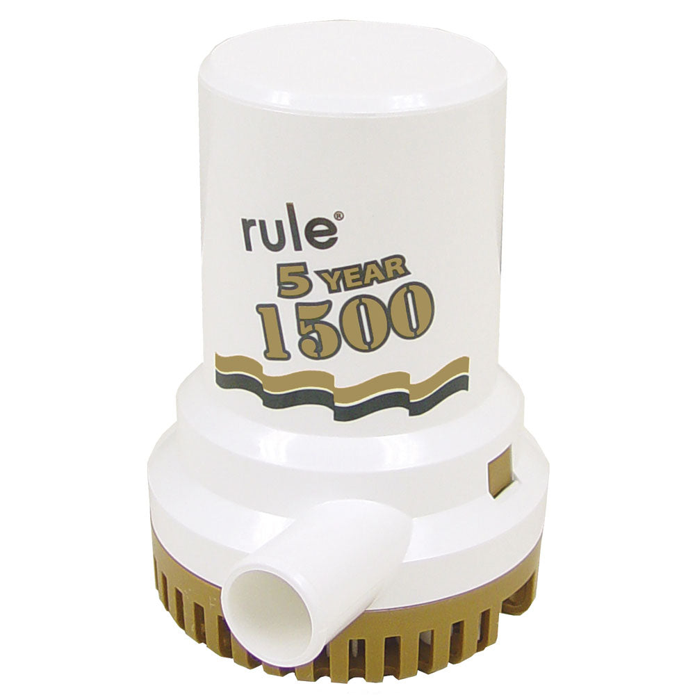 Rule 1500 G.P.H. "Gold Series" Bilge Pump OutdoorUp