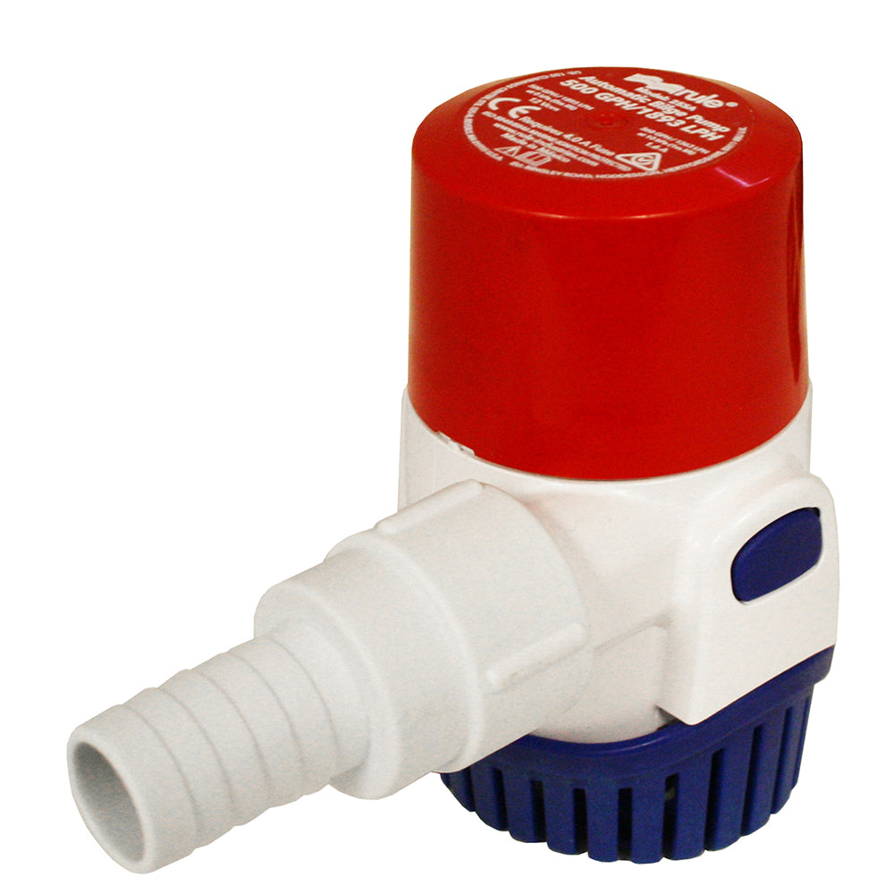 Rule 500GPH Electronic Sensing Bilge Pump - 12V OutdoorUp