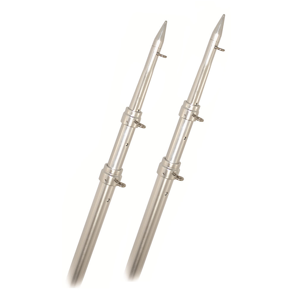Rupp Top Gun Telescoping Outrigger Poles - Aluminum/Silver - 18' OutdoorUp