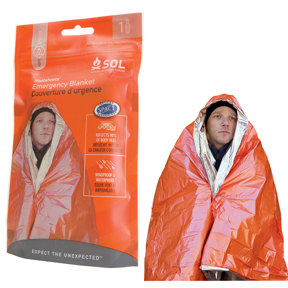 S.O.L. Survive Outdoors Longer Emergency Blanket OutdoorUp