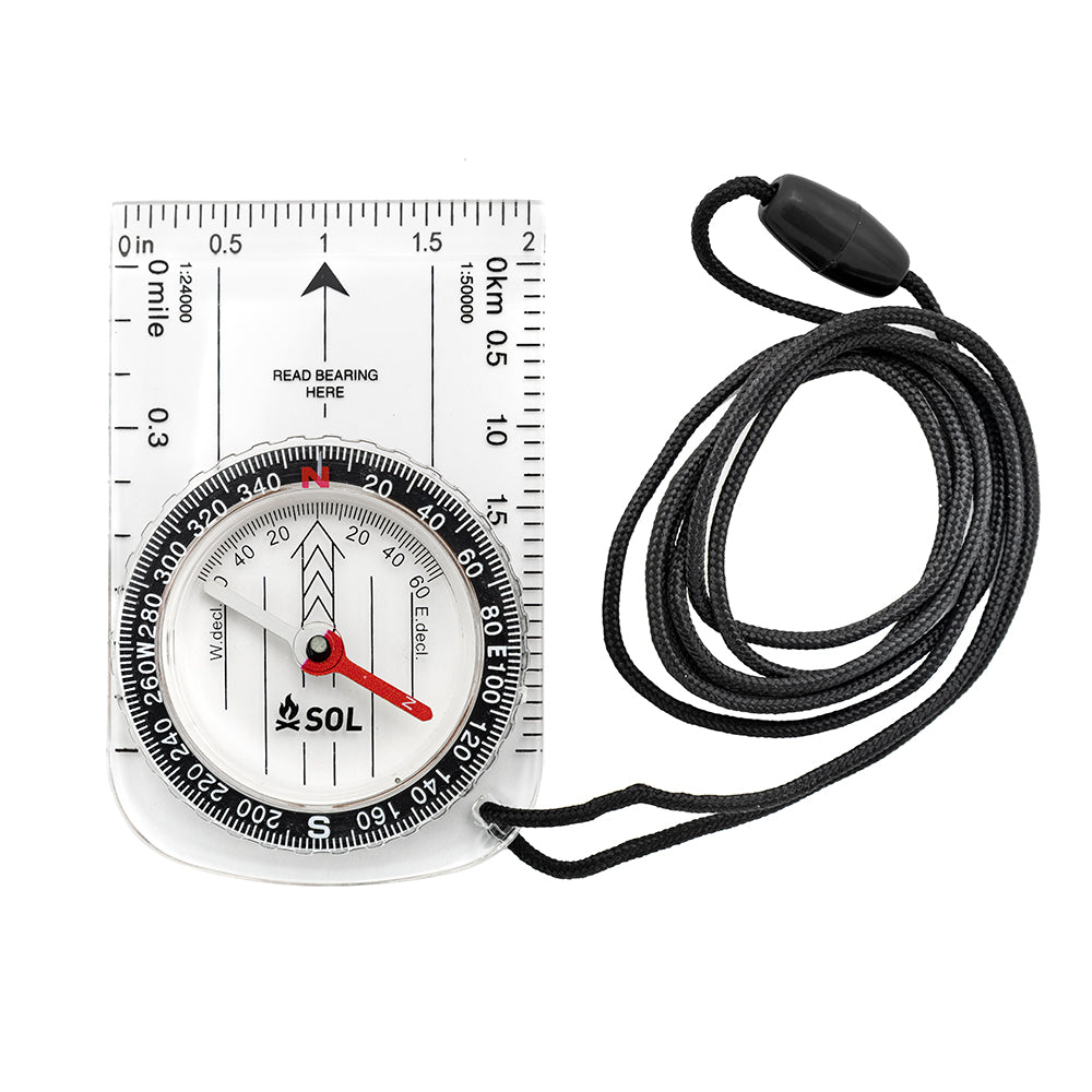 S.O.L. Survive Outdoors Longer Map Compass OutdoorUp