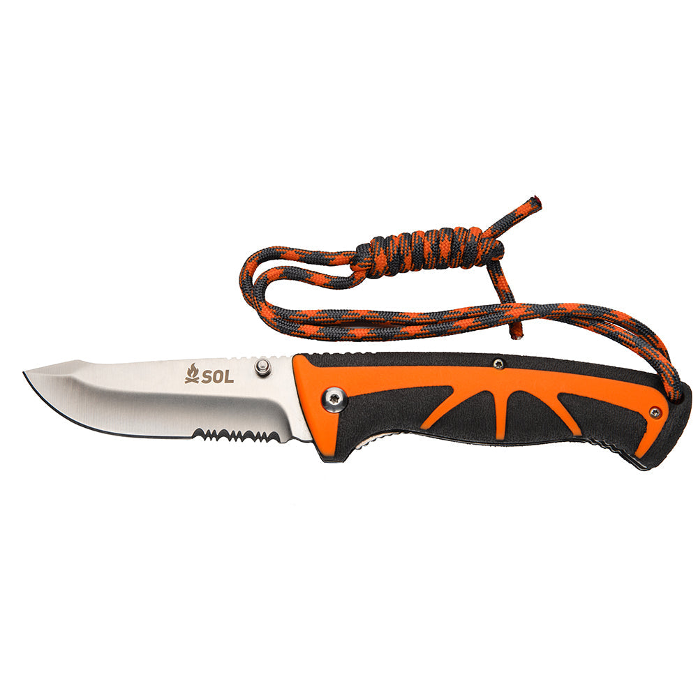 S.O.L. Survive Outdoors Longer Stoke Folding Knife OutdoorUp