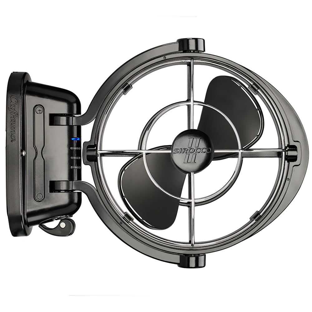 SEEKR by Caframo Sirocco II 3-Speed 7" Gimbal Fan - Black - 12-24V OutdoorUp