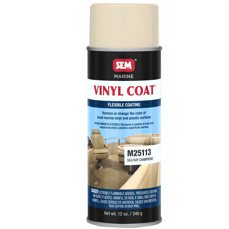 SEM Vinyl Coat - Sea Ray Champagne - 12oz OutdoorUp