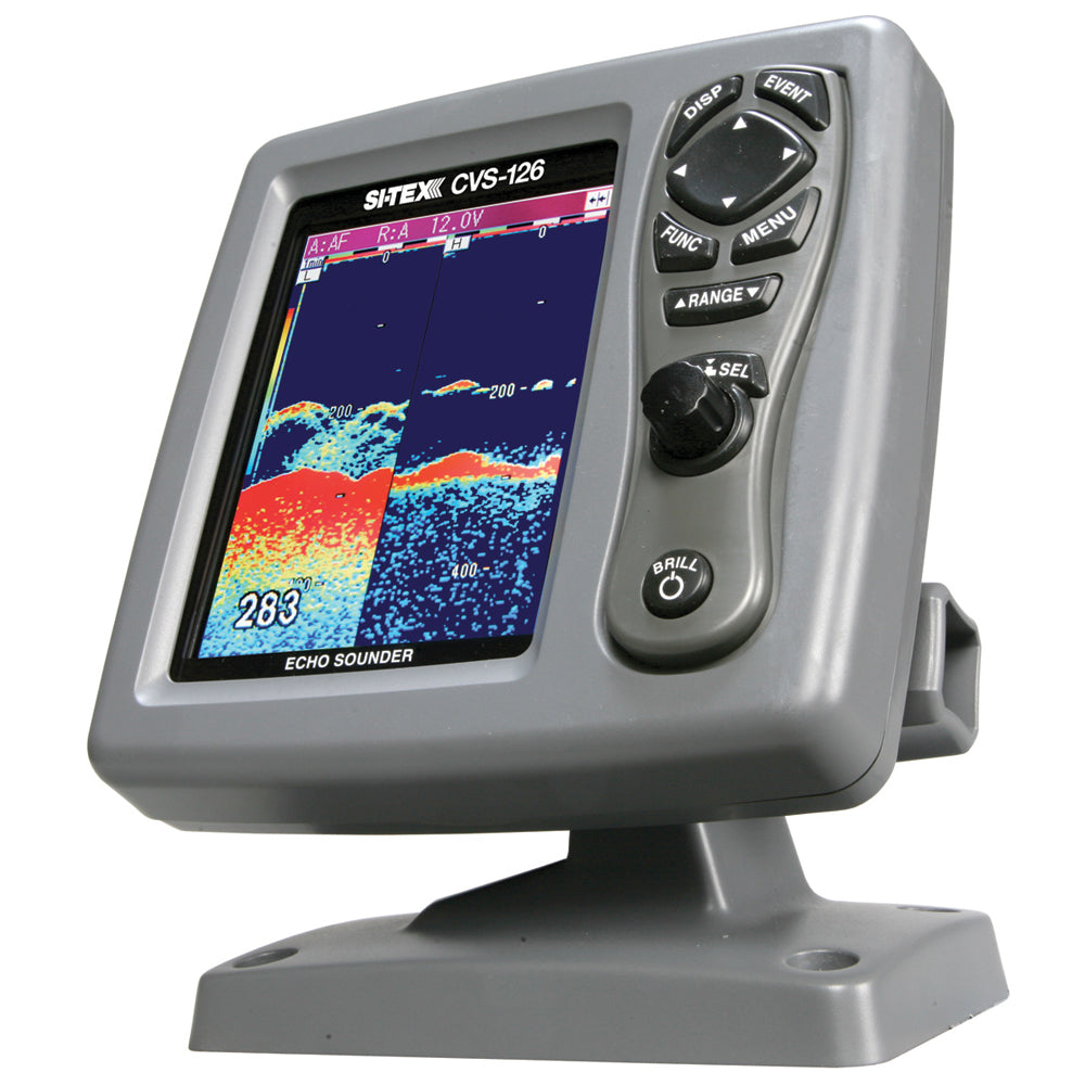 SI-TEX CVS-126 Dual Frequency Color Echo Sounder OutdoorUp