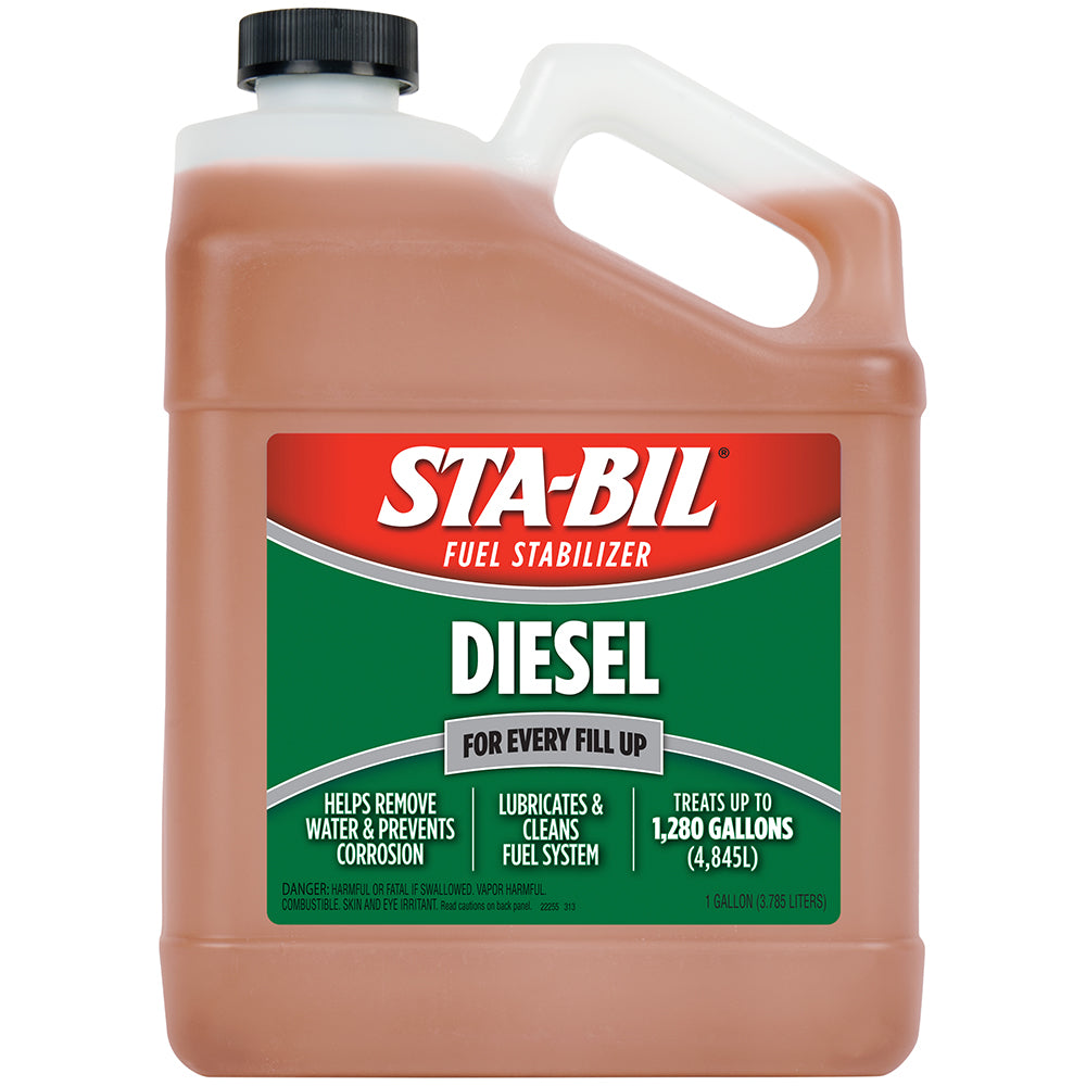 STA-BIL Diesel Formula Fuel Stabilizer  Performance Improver - 1 Gallon OutdoorUp