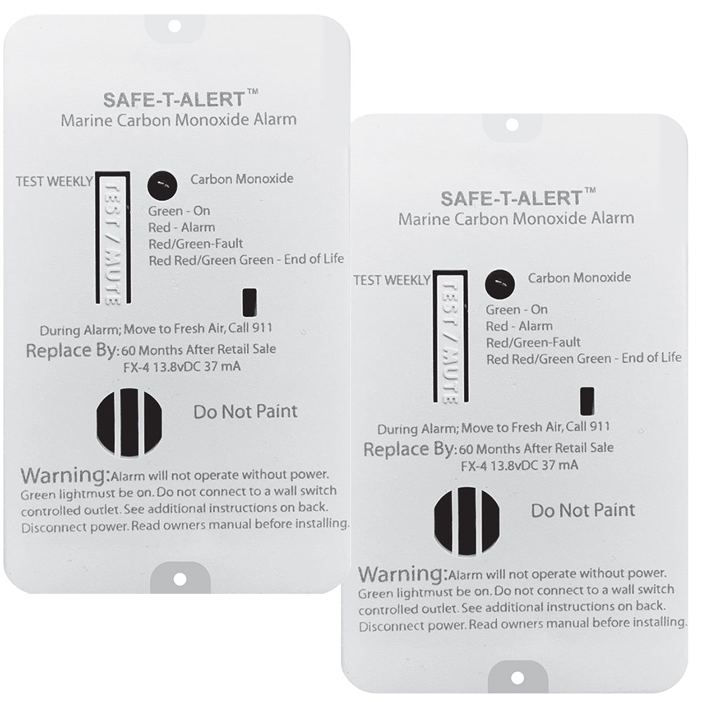 Safe-T-Alert FX-4 Carbon Monoxide Alarm - 2-Pack OutdoorUp