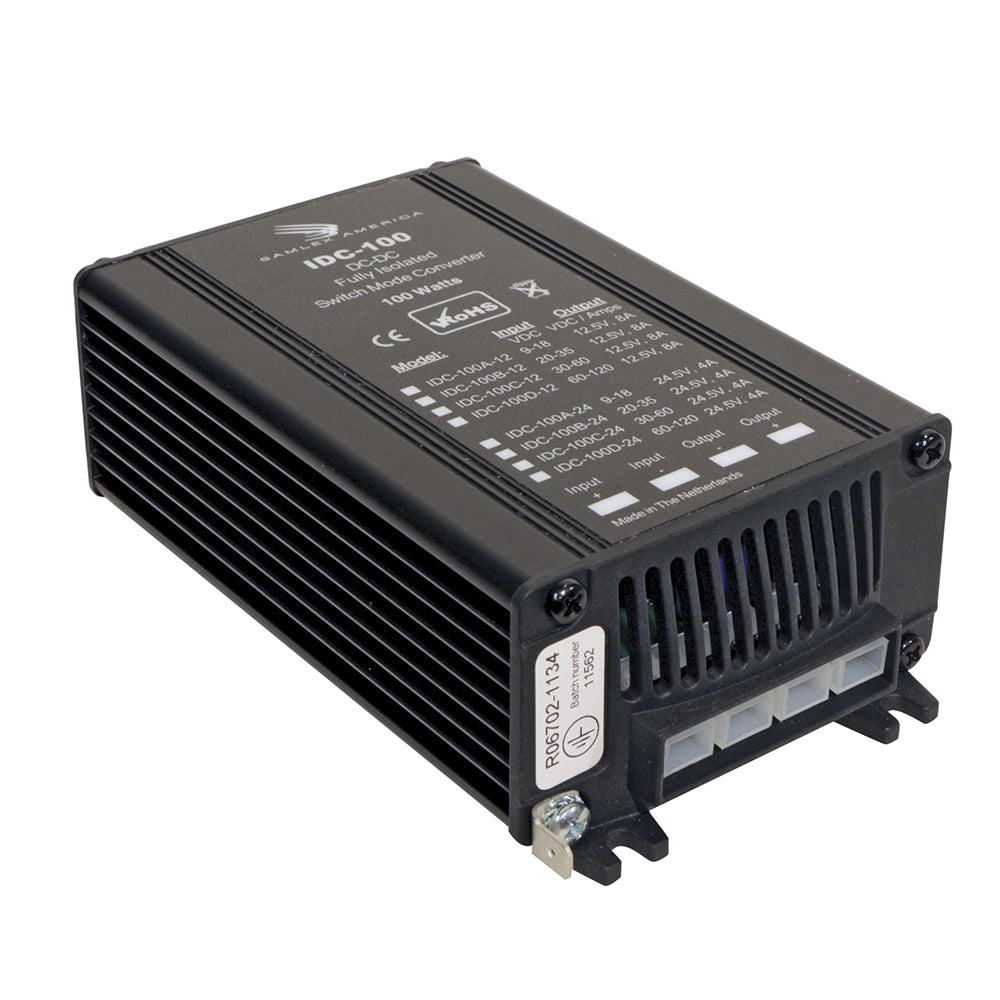 Samlex 100W Fully Isolated DC-DC Converter - 8A - 9-18V Input - 12.5V Output OutdoorUp