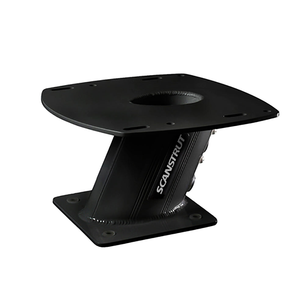 Scanstrut APT-150-01-BLK - Aluminum PowerTower Radar Mount - 6" Aft Leaning - Black OutdoorUp