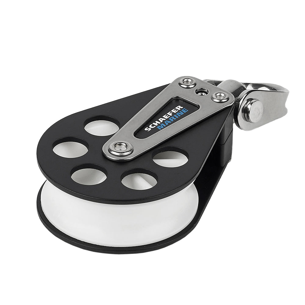 Schaefer Single Aluminum Block - 60mm Sheave OutdoorUp