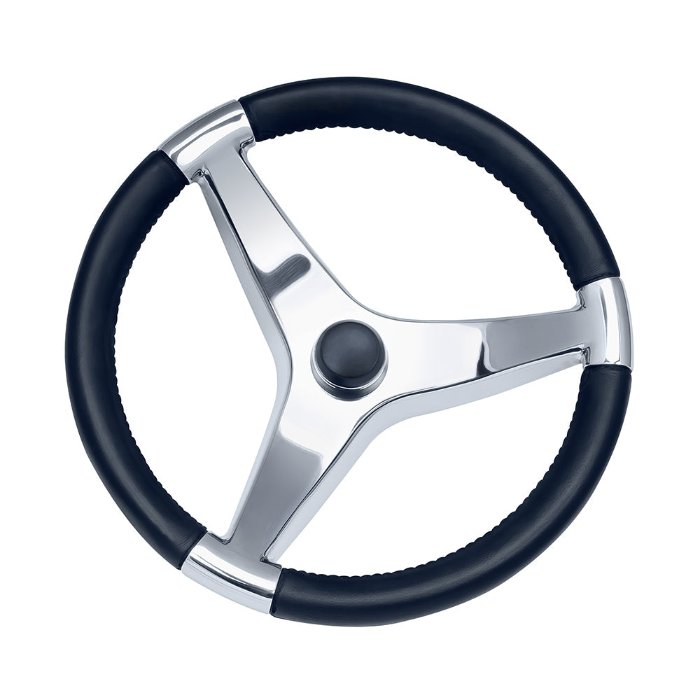Schmitt Marine Evo Pro 316 Cast Stainless Steel Steering Wheel - 13.5" Diameter OutdoorUp