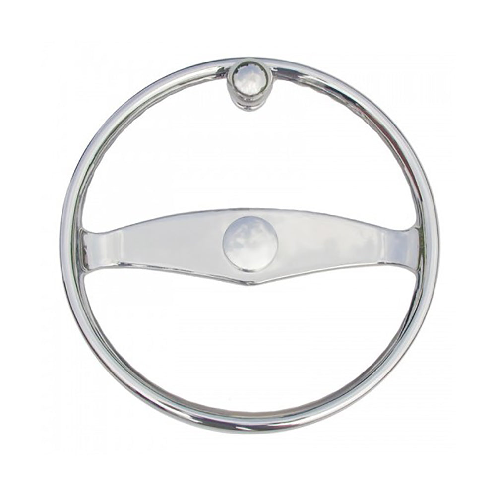 Schmitt Marine - Ongaro Wheel - 15.5" w/Knob for 3/4" Teleflex Tapered Shaft OutdoorUp