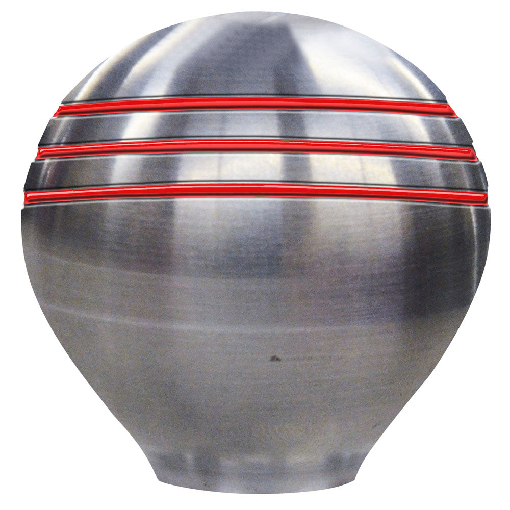 Schmitt Marine Throttle Knob - 1-1/2" - Red Grooves OutdoorUp