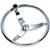 Schmitt Marine Vision FX Model 714 - 13.5" Wheel w/Knob  Finger Grip - 3/4" Tapered Shaft w/Faux Nut - 1/2"  3/4" Adapters OutdoorUp