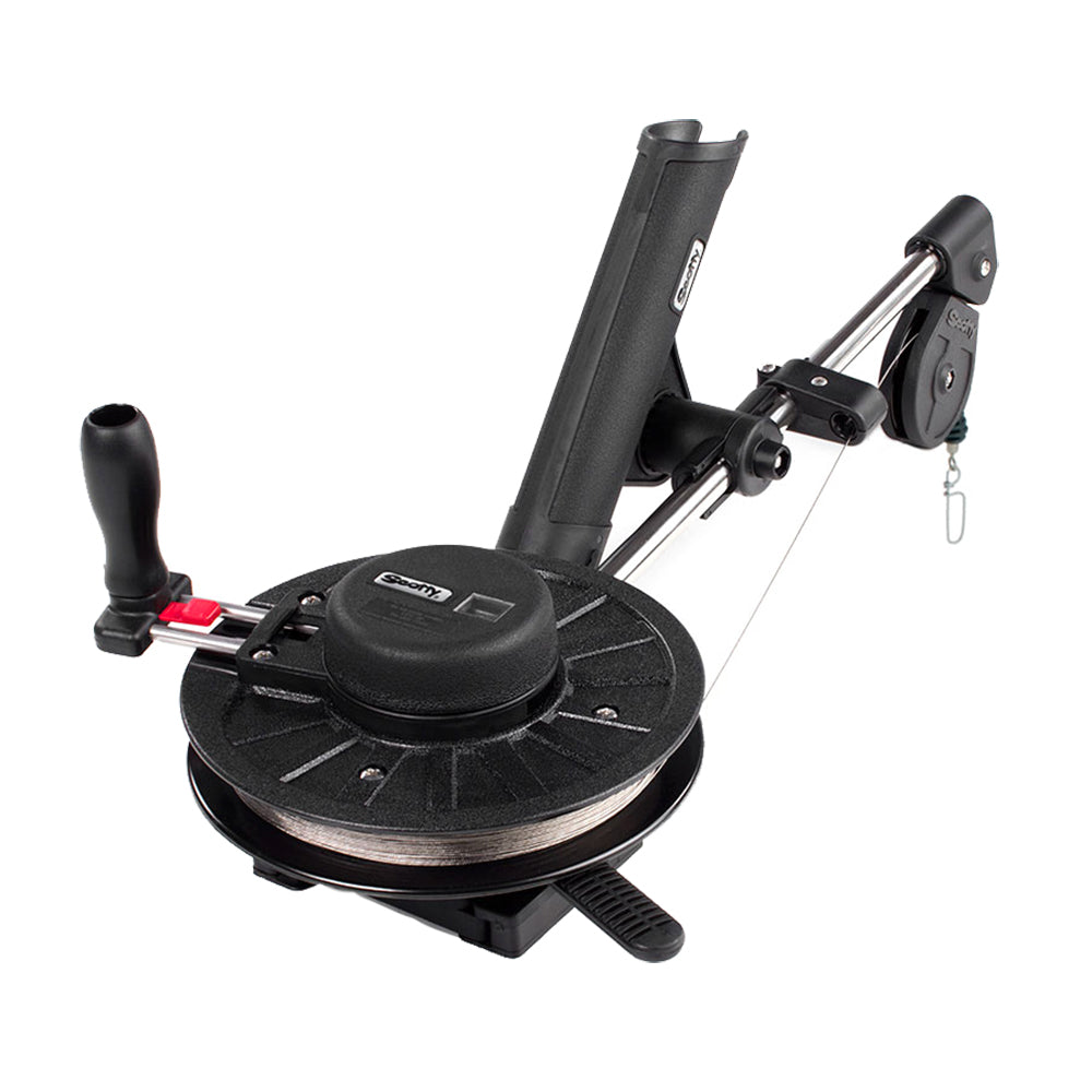 Scotty 1060 Depthking Manual Downrigger w/Rod Holder OutdoorUp