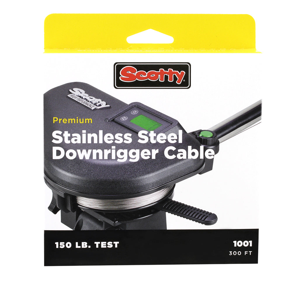 Scotty 200ft Premium Stainless Steel Replacement Cable OutdoorUp