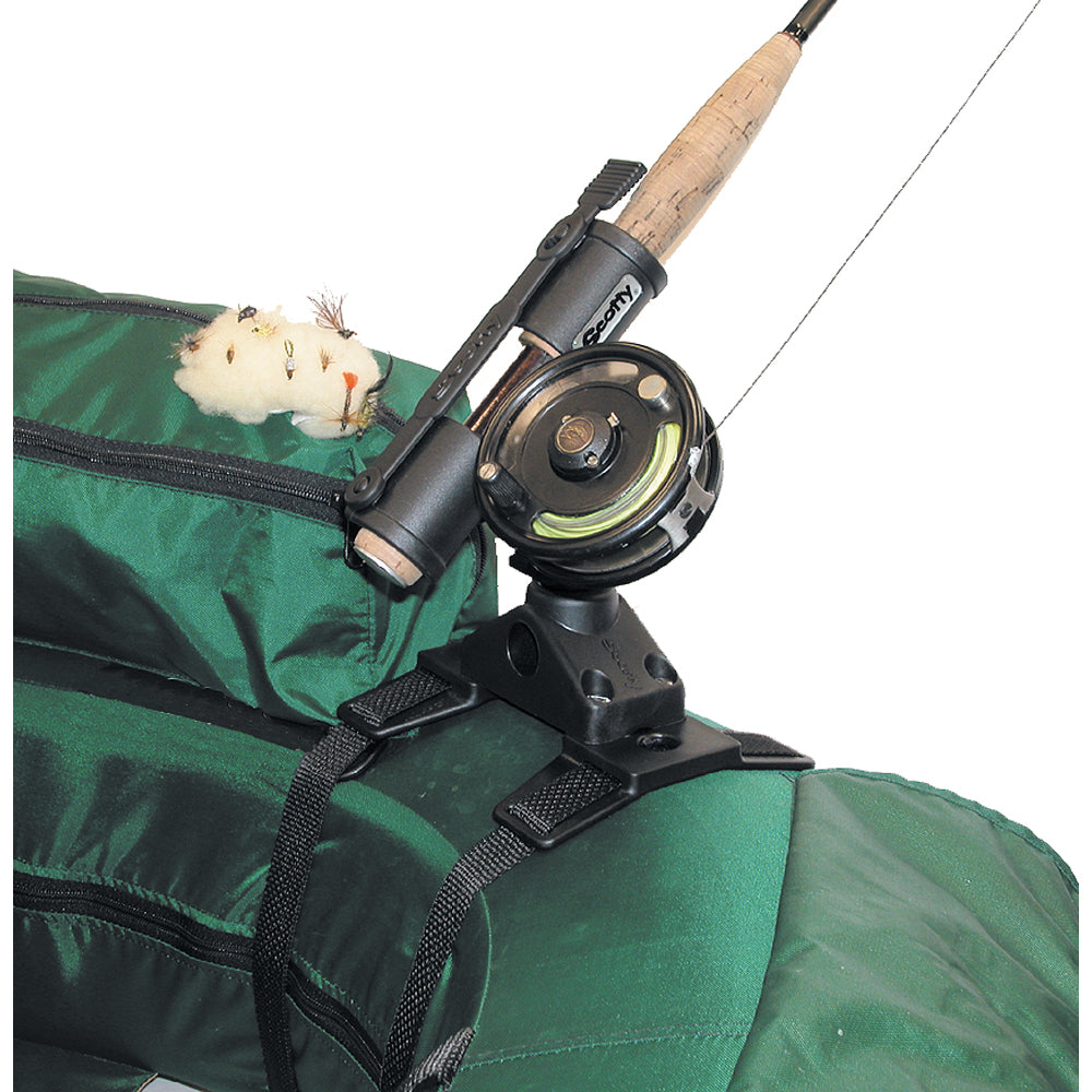 Scotty 267 Fly Rod Holder w/266 Float Tube Mount OutdoorUp