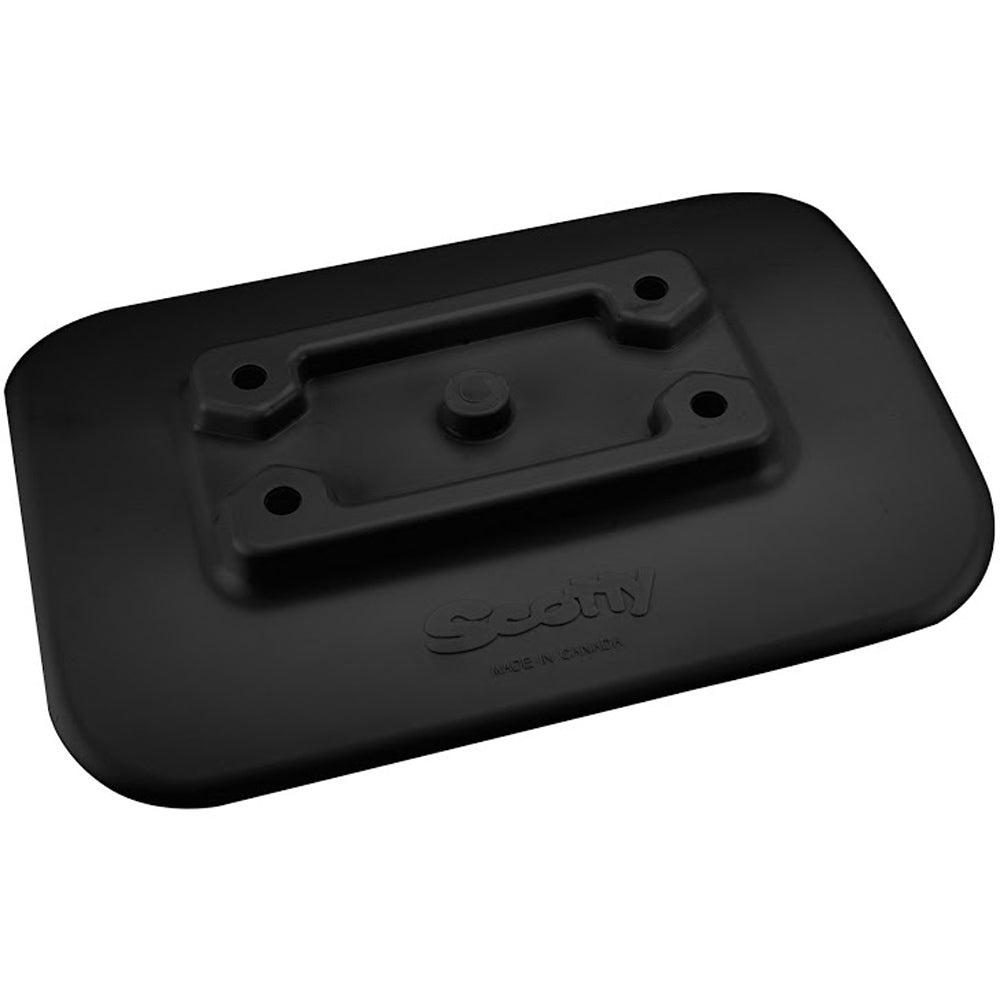 Scotty 341-BK Glue-On Mount Pad f/Inflatable Boats - Black OutdoorUp