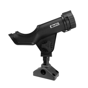 Scotty Powerlock Rod Holder Black w/241 Side/Deck Mount OutdoorUp