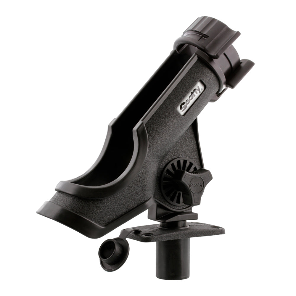 Scotty Powerlock Rod Holder Black w/244 Flush Deck Mount OutdoorUp