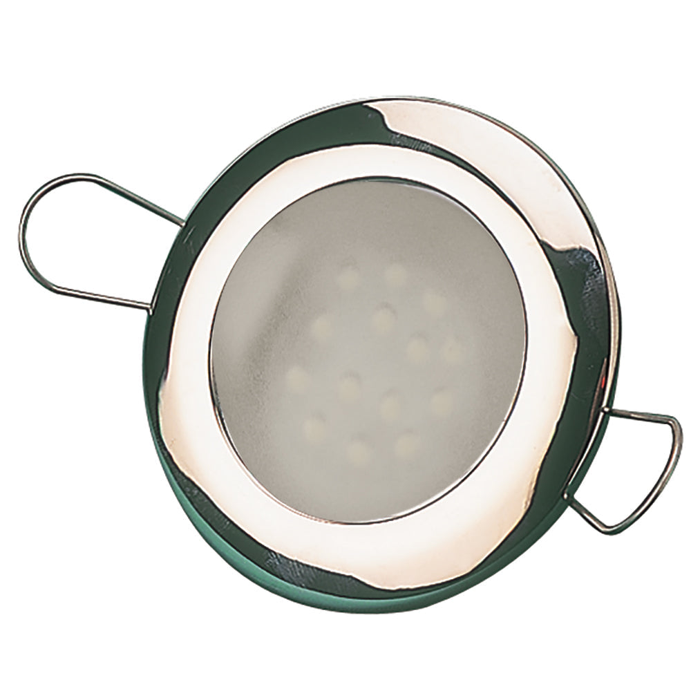 Sea-Dog LED Overhead Light 2-7/16" - Brushed Finish - 60 Lumens - Frosted Lens - Stamped 304 Stainless Steel OutdoorUp