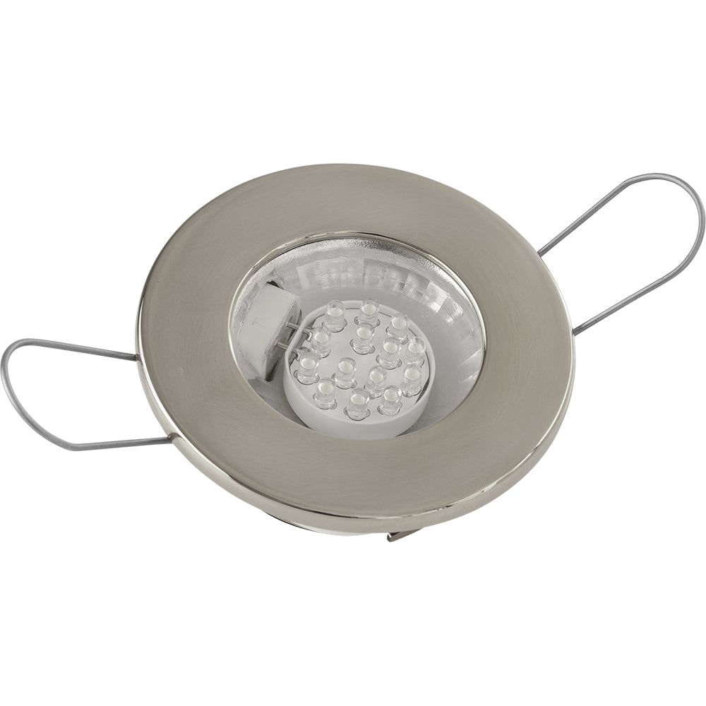 Sea-Dog LED Overhead Light - Brushed Finish - 60 Lumens - Clear Lens - Stamped 304 Stainless Steel OutdoorUp