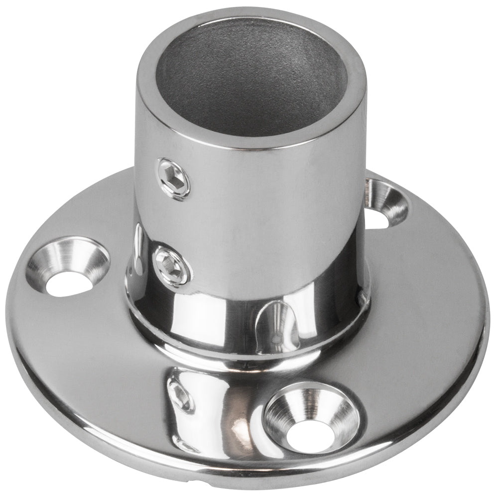 Sea-Dog Rail Base Fitting 2-3/4" Round Base 90 316 Stainless Steel - 1" OD OutdoorUp