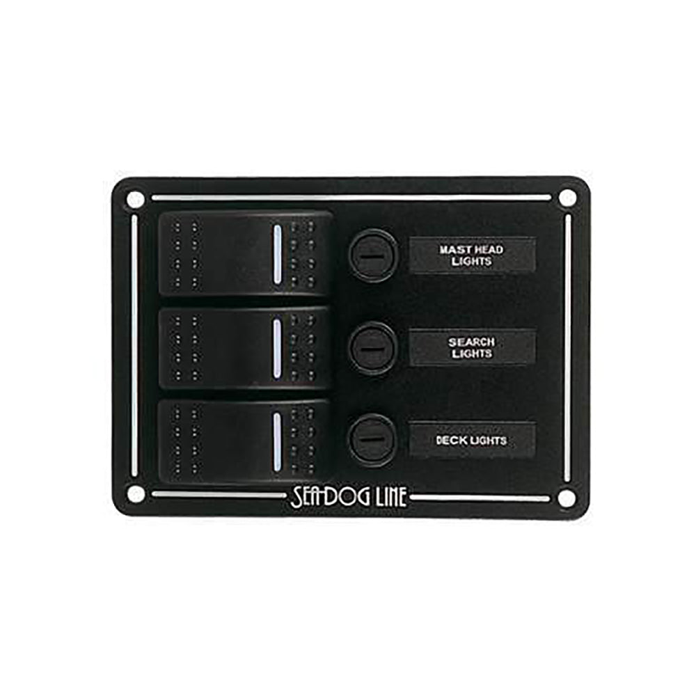 Sea-Dog Switch Panel 3 Circuit OutdoorUp